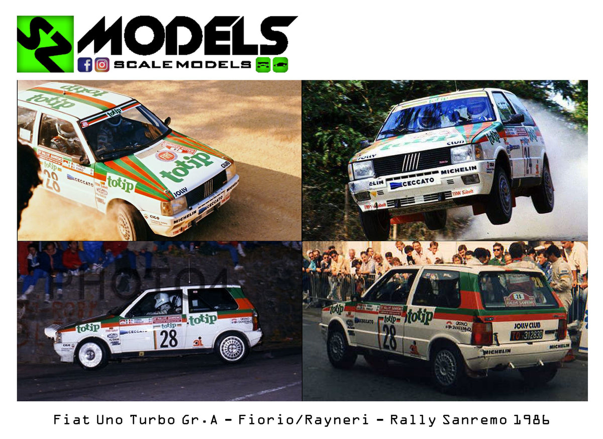 Fiat Uno Turbo Gr.A Fiorio Rayneri Sanremo 1986