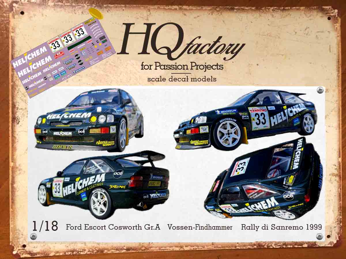 Ford Escort Cosworth Gr.A Vossen Sanremo 1999