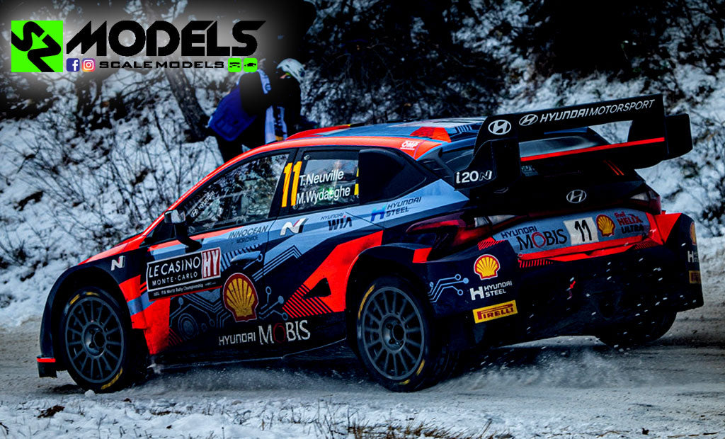 Hyundai I20 Rally1 Neuville Tanak Solberg Montecarlo 2022