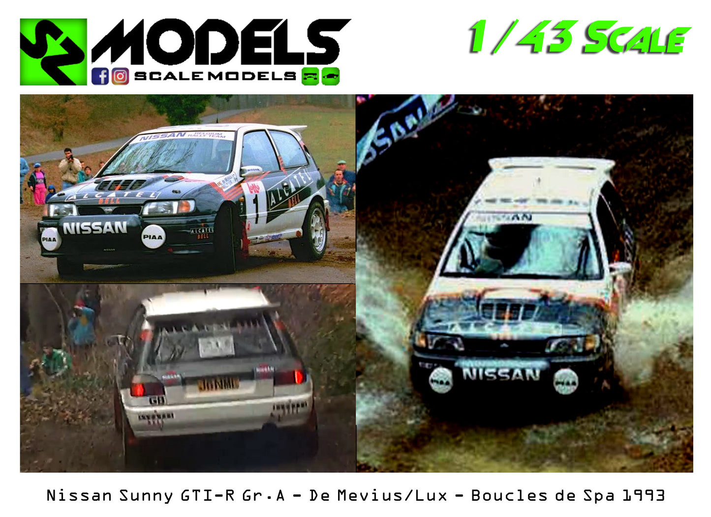 Nissan Sunny Gti-R Gr.A De Mevius Boucles de Spa 1993