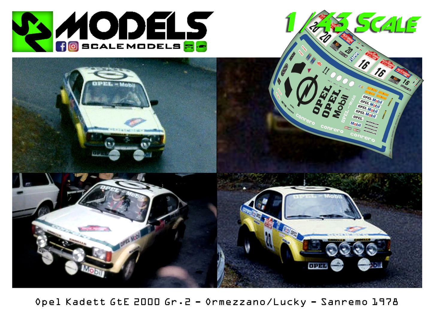 Opel Kadett GtE 2000 Gr.2 Ormezzano/Lucky Sanremo 1978