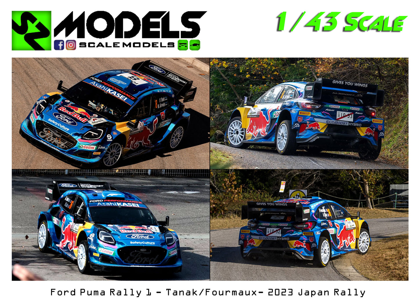 Ford Puma Rally 1 Tanak Loubet Giappone 2023