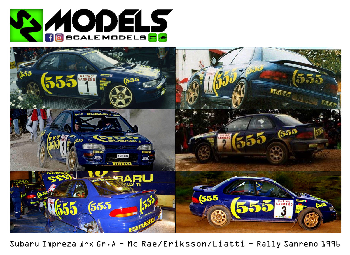 Subaru Impreza Wrc Burns/Kankkunen San Remo 1999