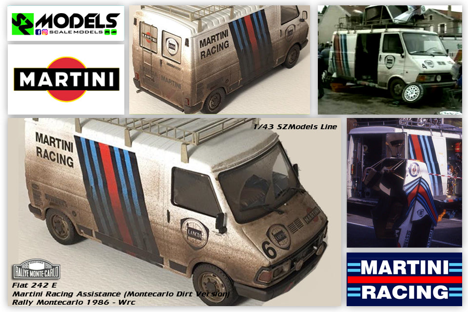 1/43 Build Models Fiat 242 E II Martini Racing Team Assistance