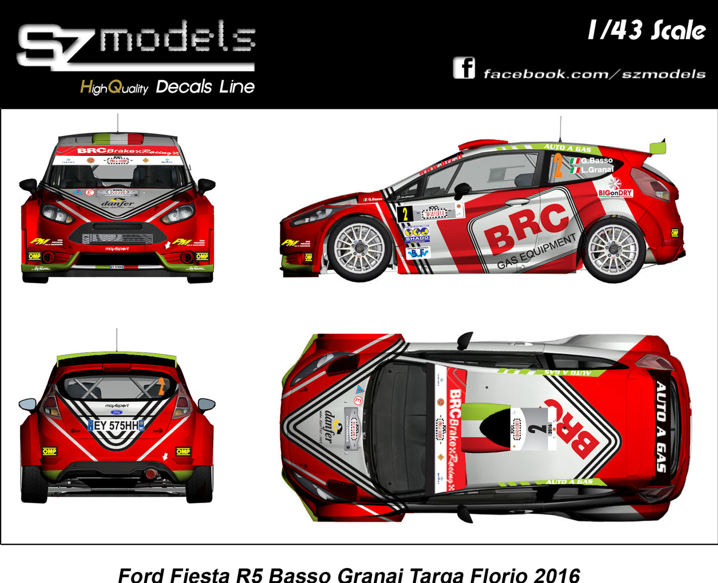 Ford Fiesta R5 Basso Targa Florio 2016
