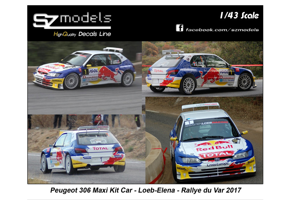 Peugeot 306 Maxi Kit Car Loeb Rally du Var 2017
