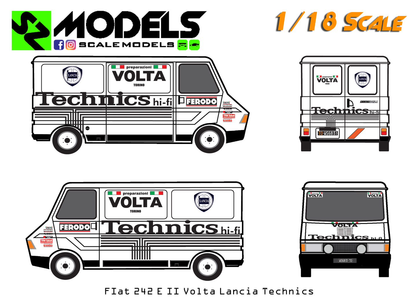 Fiat 242 E Lancia Volta Technics 1983/86