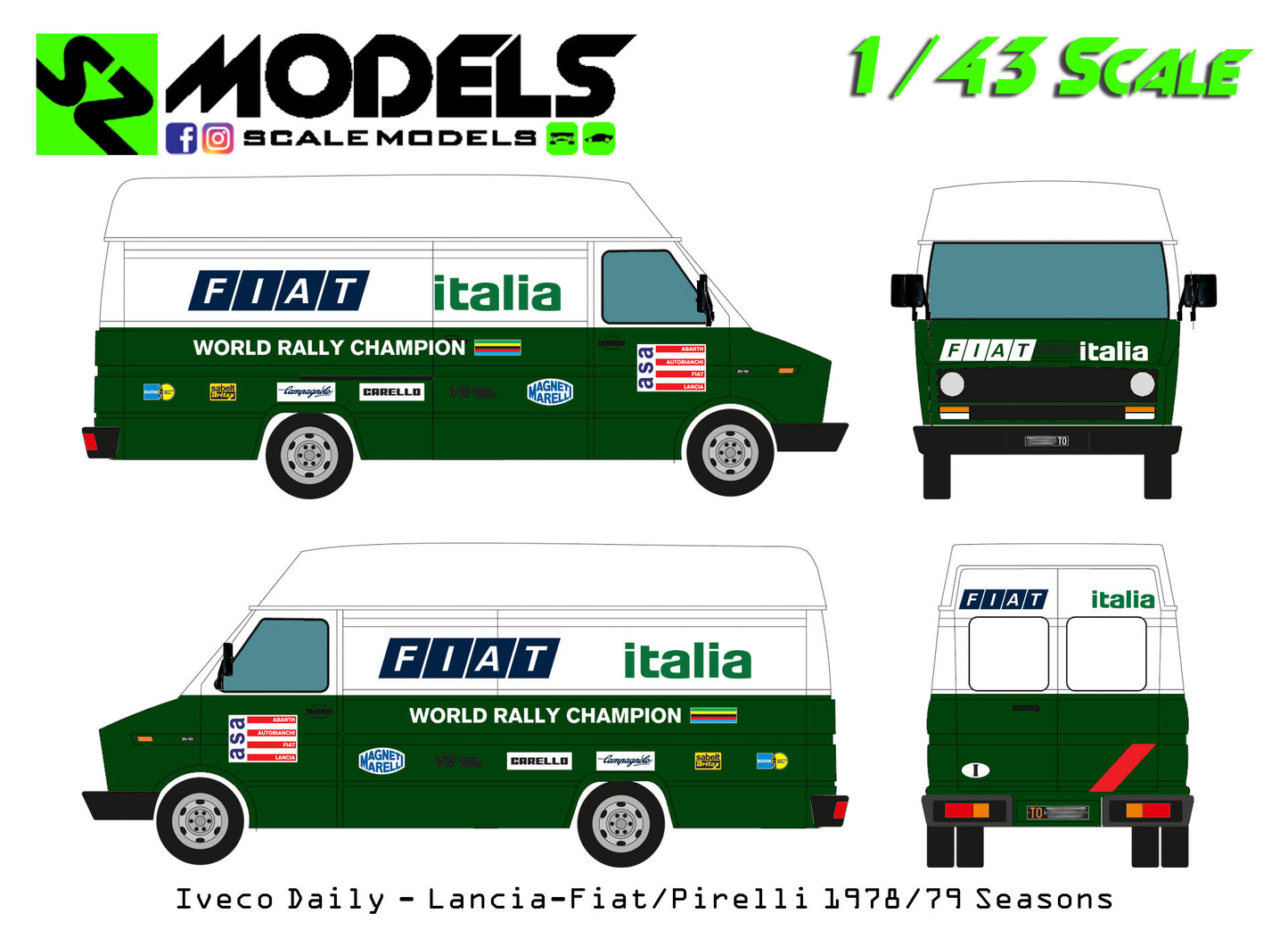 Iveco Daily Lancia Fiat Italia Pirelli 1978-1980 Seasons