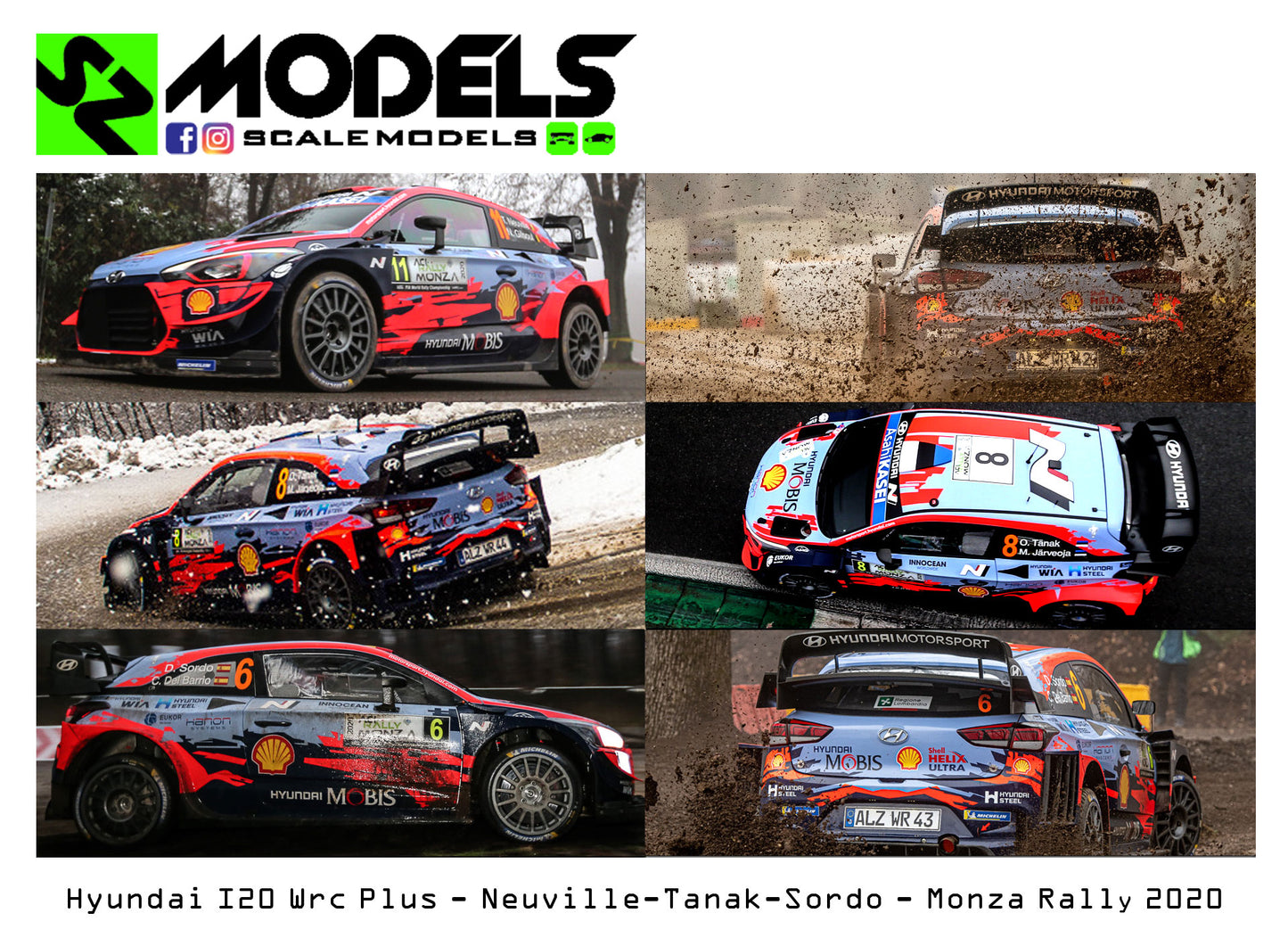 Hyundai I20 Wrc Plus Neuville Tanak Sordo Monza 2020