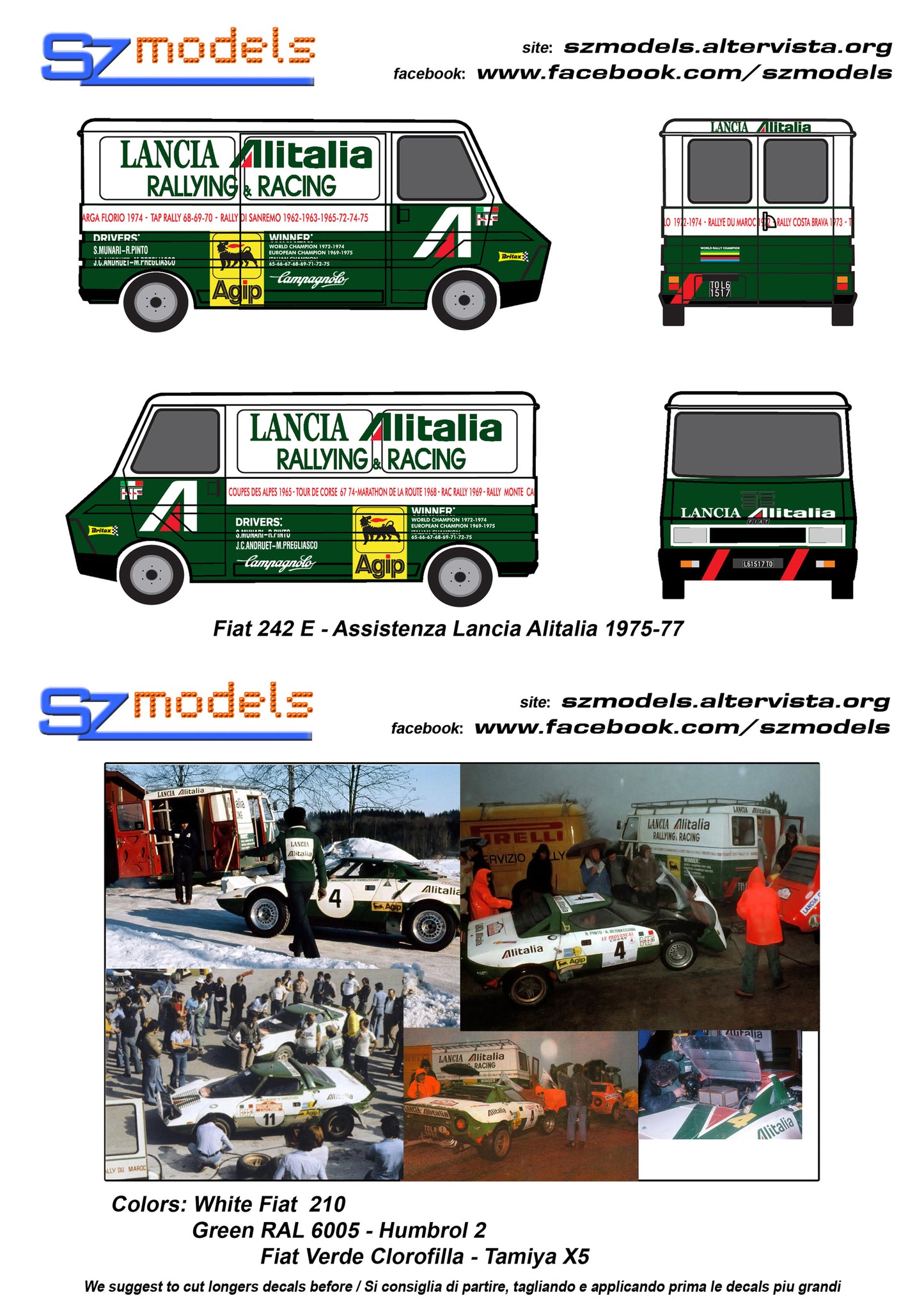Fiat 242 E Lancia Alitalia 1976/77