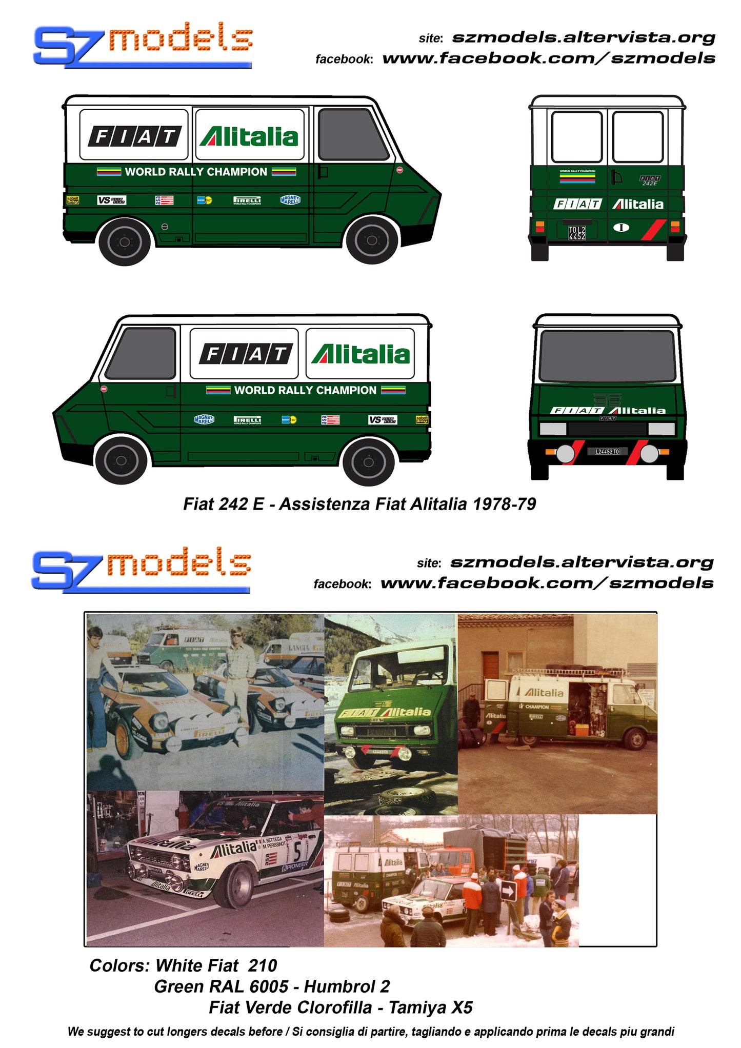 Fiat 242 E Fiat Alitalia 1978/79