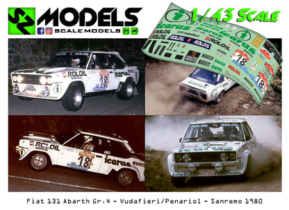 Fiat 131 Abarth Vudafieri Sanremo 1980