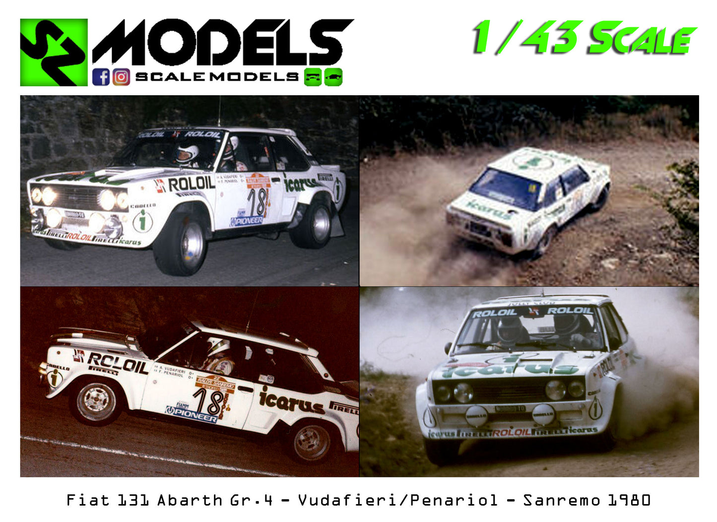 Fiat 131 Abarth Vudafieri Sanremo 1980