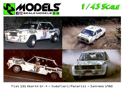 Fiat 131 Abarth Vudafieri Sanremo 1980