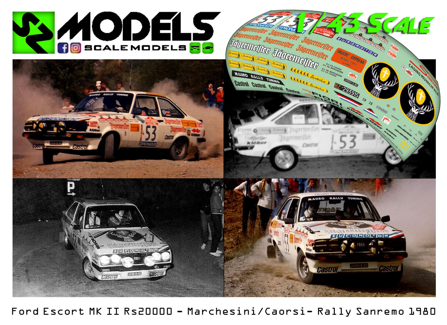 Ford Escort MK II RS2000 Marchesini Sanremo 1980