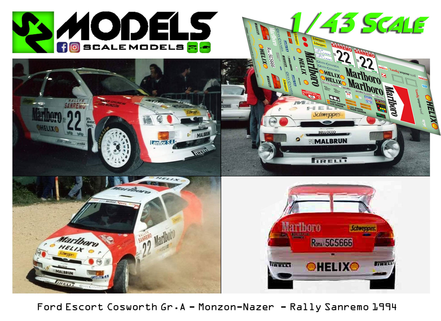Ford Escort Cosworth Gr.A Monzon San Remo 1994
