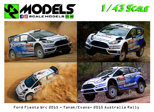Ford Fiesta Wrc Tanak Evans Australia 2015