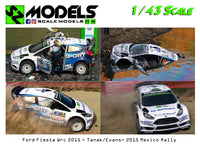 Ford Fiesta Wrc Tanak Evans Mexico 2015