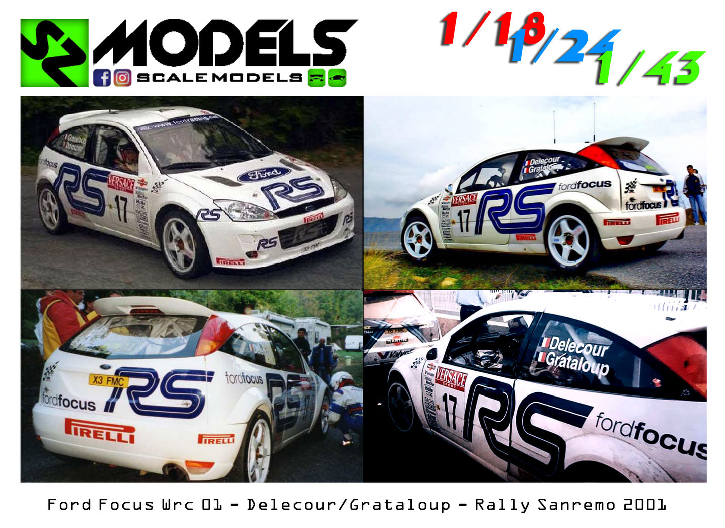 Ford Focus Wrc 01 Delecour Rally Sanremo 2001