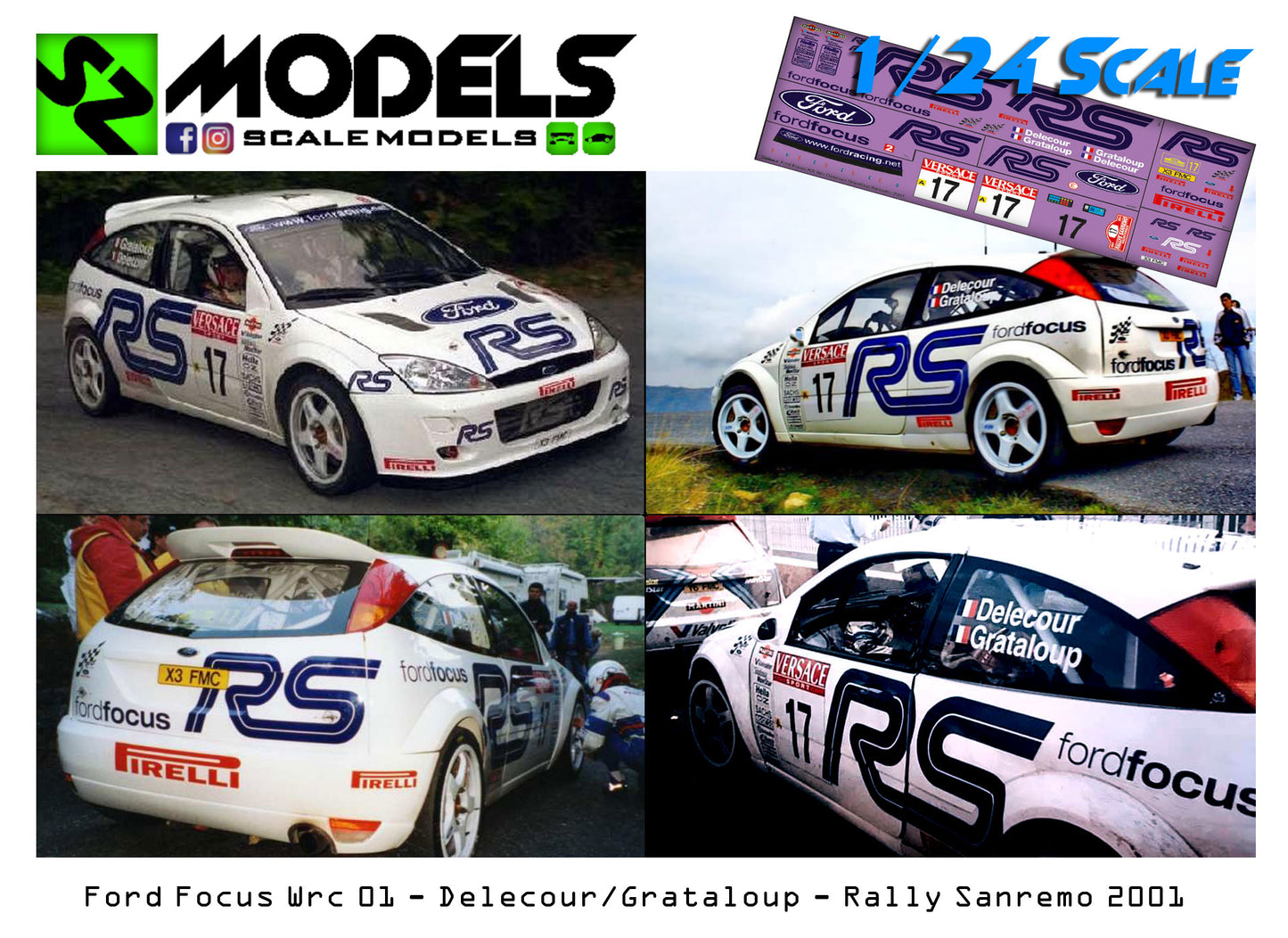 Ford Focus Wrc 01 Delecour Rally Sanremo 2001