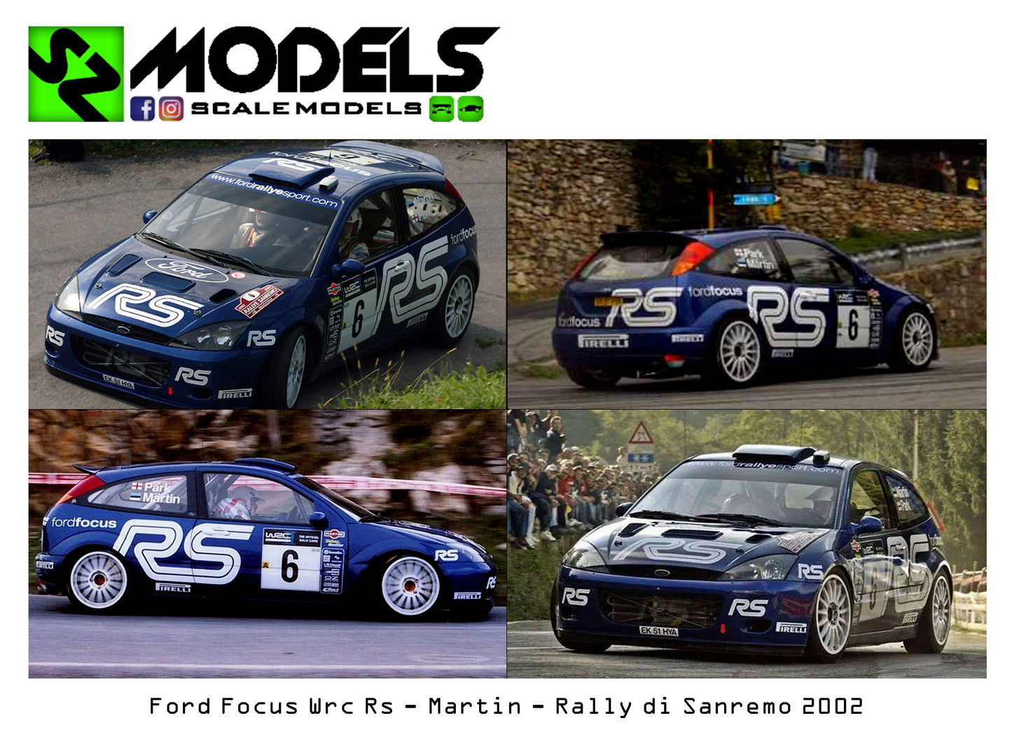 Ford Focus Wrc 02 Martin Rally Sanremo 2002
