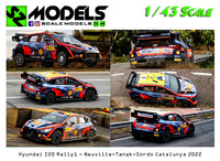 Hyundai I20 Rally1 Neuville Tanak Sordo Catalunya 2022