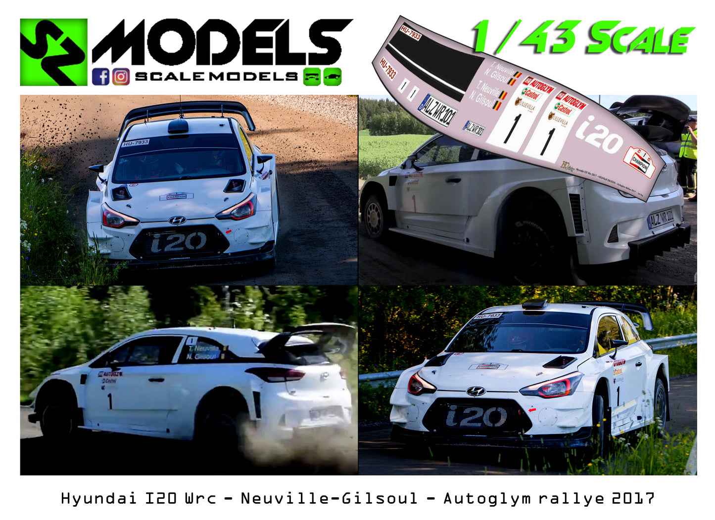 Hyundai I20 Wrc Plus Neuville Autoglym rallye 2017