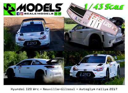 Hyundai I20 Wrc Plus Neuville Autoglym rallye 2017