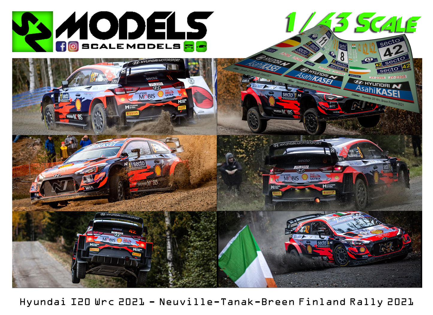 Hyundai I20 Wrc Plus Neuville Tanak Breen Finland 2021