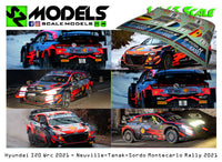 Hyundai I20 Wrc Plus Neuville Tanak Sordo Montecarlo 2021