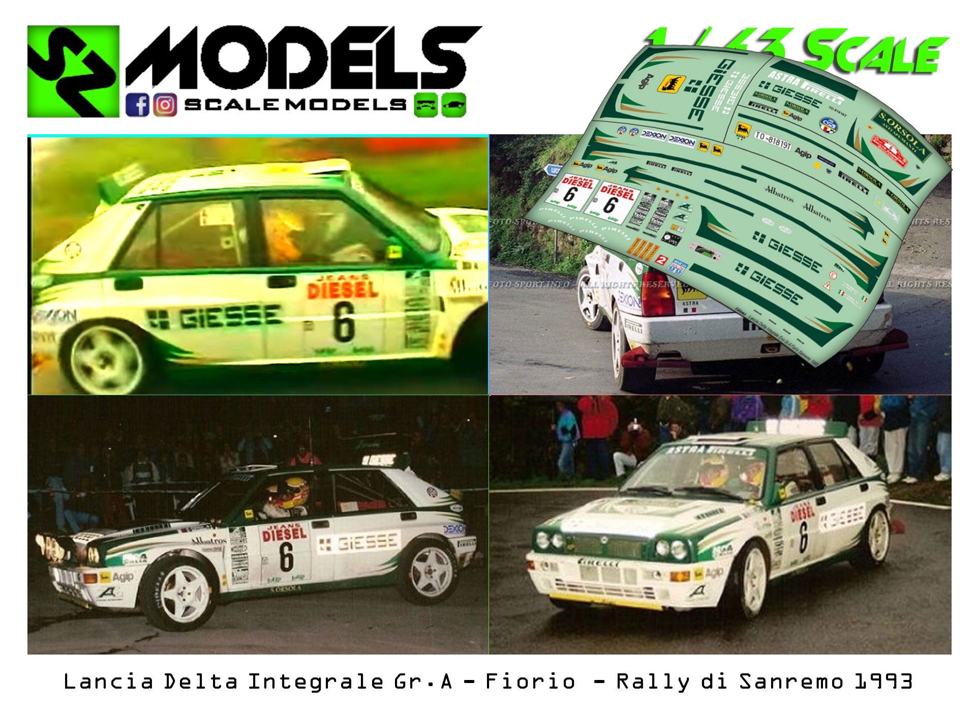 Lancia Delta Integrale Gr.A Fiorio Sanremo 1993 – SZModels