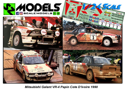 Mitsubishi Galant Vr4 Gr.A Tauziac 1990 Cote d'Ivoire Rally