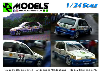 Peugeot 106 Xsi Gr.A Medeghini Angelo Sanremo 1993