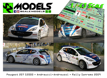 Peugeot 207 S2000 Andreucci Rally di Sanremo 2009