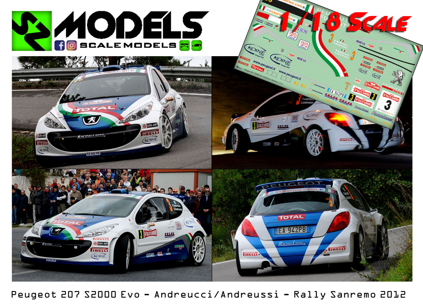 Peugeot 207 S2000 Andreucci Rally di Sanremo 2012