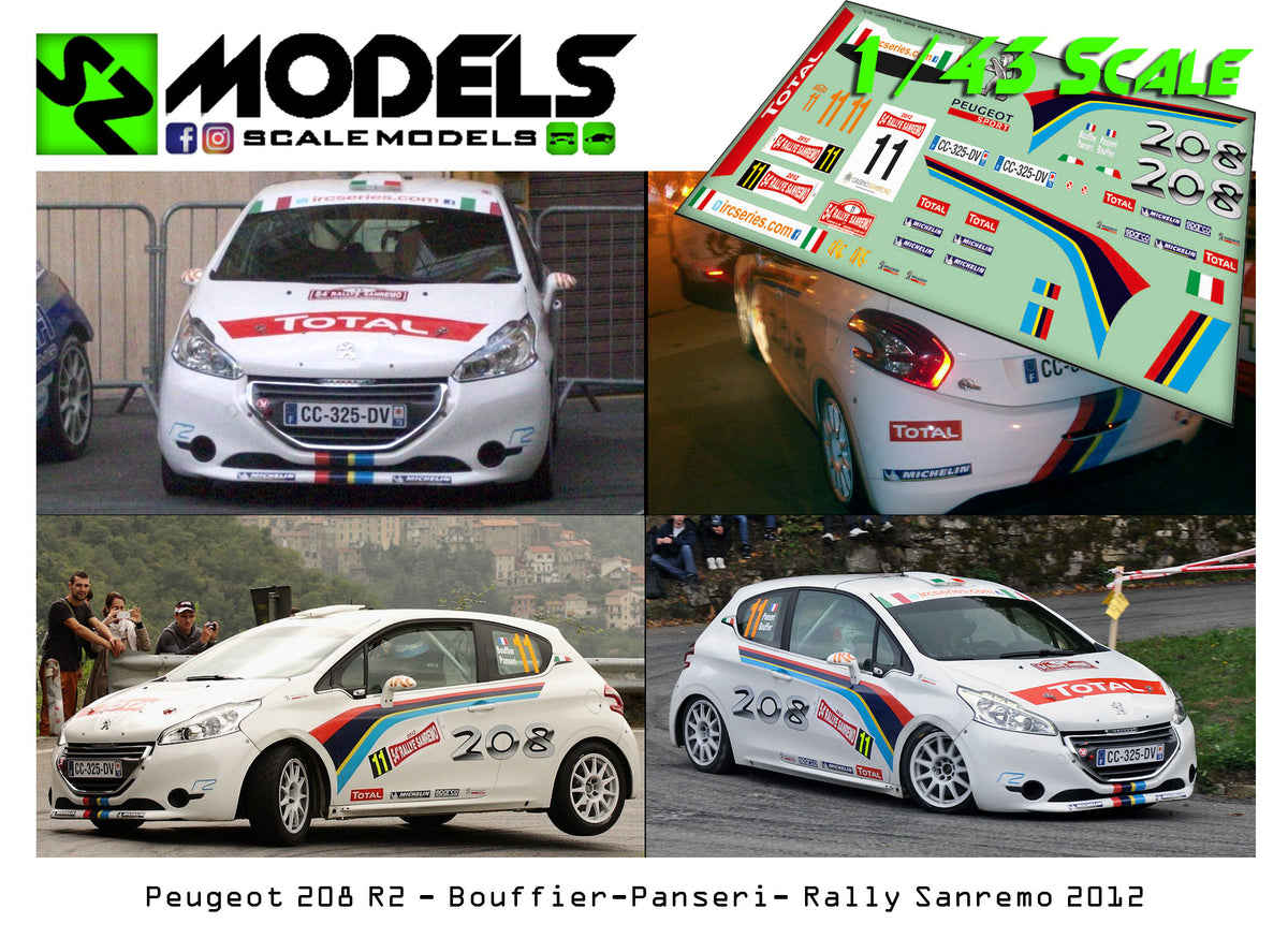Peugeot 208 R2 Bouffier Rally di Sanremo 2012