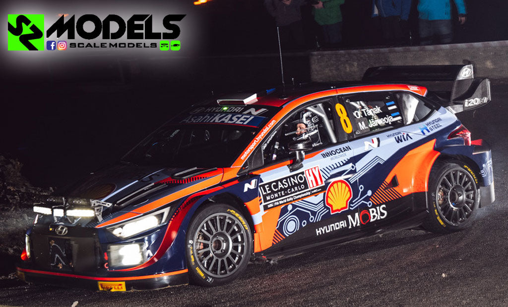 Hyundai I20 Rally1 Neuville Tanak Solberg Montecarlo 2022