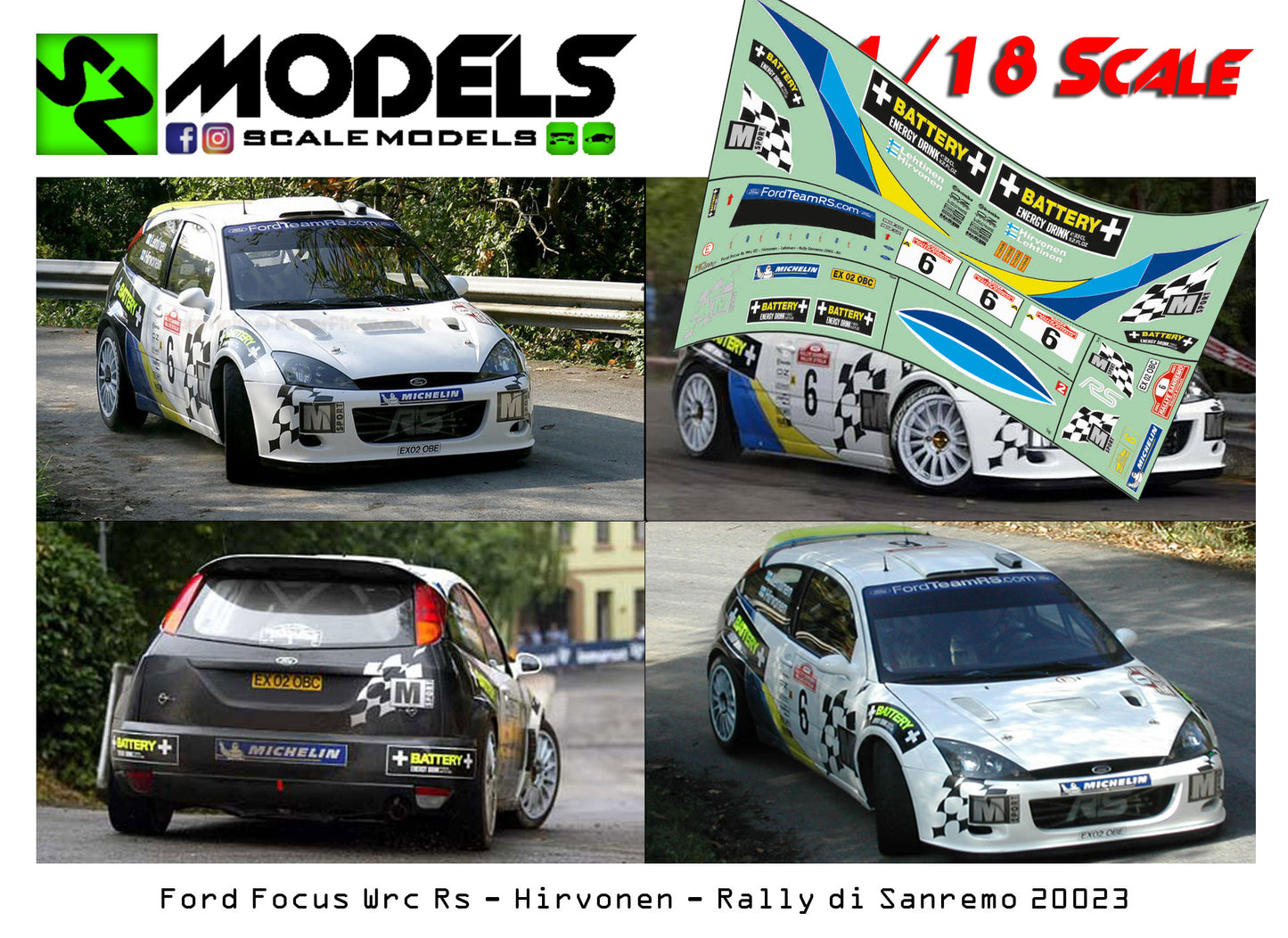 Ford Focus Wrc 02 Hirvonen Rally Sanremo 2003
