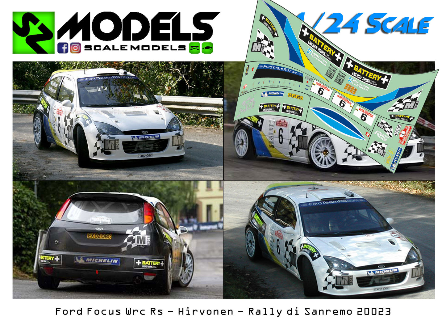 Ford Focus Wrc 02 Hirvonen Rally Sanremo 2003
