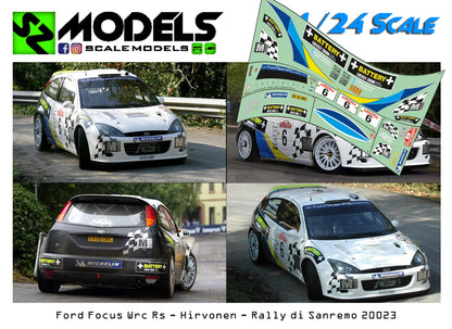 Ford Focus Wrc 02 Hirvonen Rally Sanremo 2003