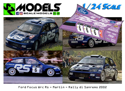 Ford Focus Wrc 02 Martin Rally Sanremo 2002