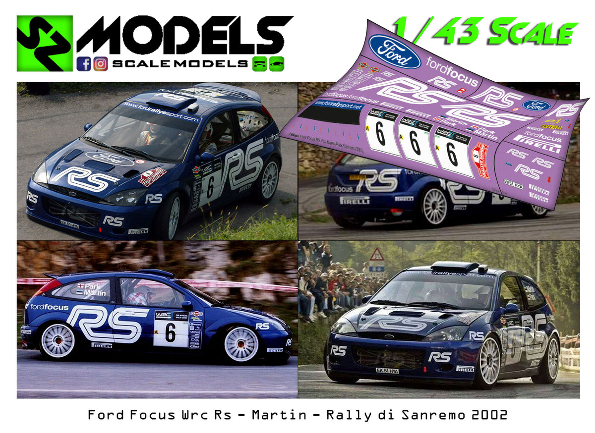 Ford Focus Wrc 02 Martin Rally Sanremo 2002 – SZModels