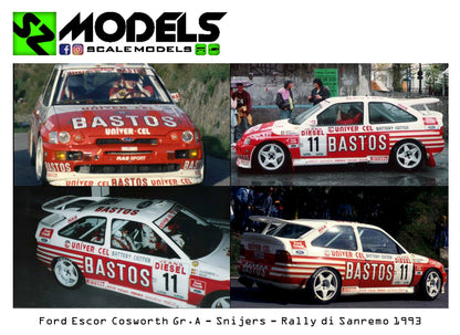 Ford Escort Cosworth Gr.A Snijers Sanremo 1993