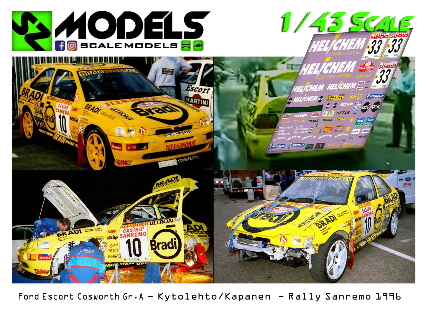 Ford Escort Cosworth Gr.A Kytolehto Rallye Sanremo 1996