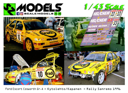 Ford Escort Cosworth Gr.A Kytolehto Rallye Sanremo 1996