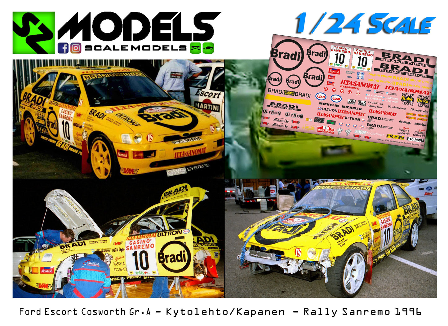 Ford Escort Cosworth Gr.A Kytolehto Rallye Sanremo 1996