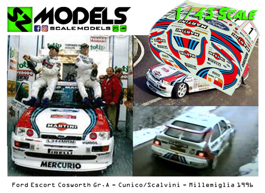 Ford Escort Cosworth Gr. A Cunico Rally Millemiglia 1996