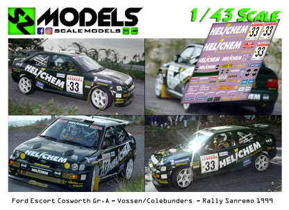Ford Escort Cosworth Gr.A Vossen San Remo 1999