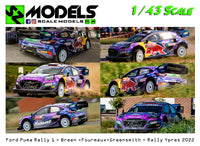 Ford Puma Rally 1 Breen Fourmaux Greensmith Ypres 2022