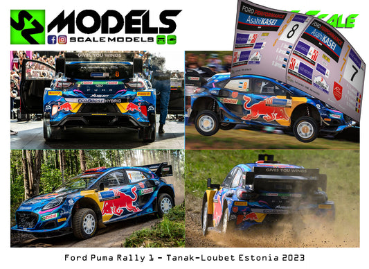 Ford Puma Rally 1 Tanak Loubet Estonia 2023